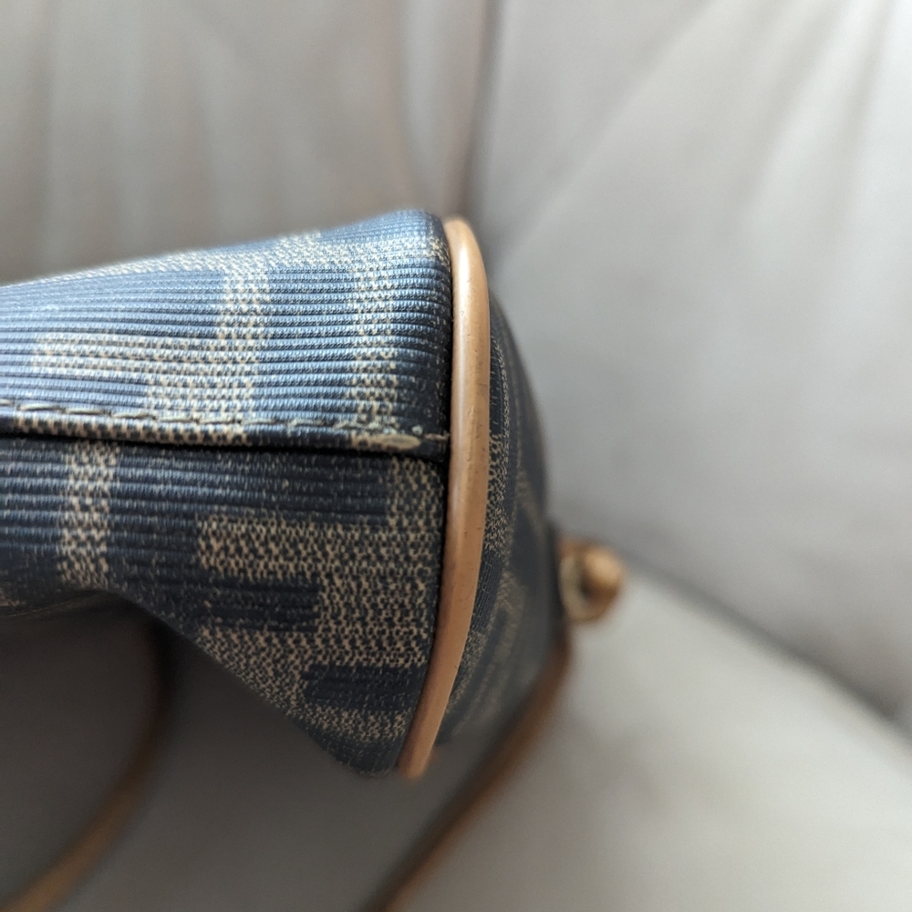 Fendi Brown and Black Zucca Crossbody Bag - Picture 15 of 15
